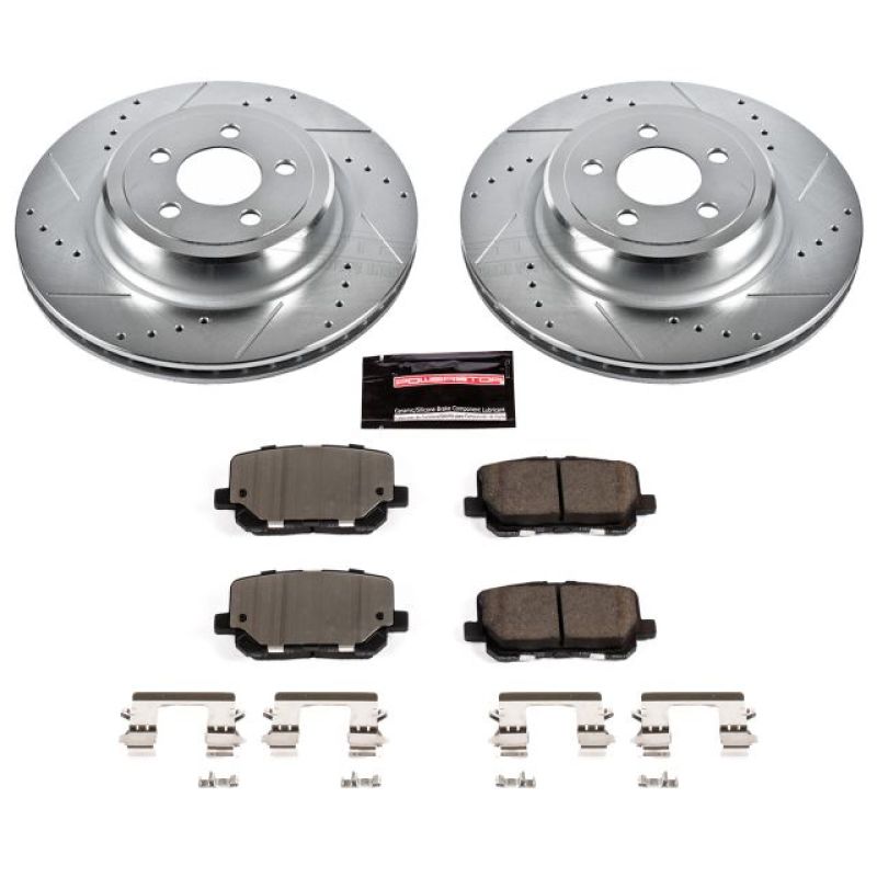 PSB Z23 Evolution Kit - Power Stop 14-19 Dodge Charger Rear Z23 Evolution Sport Brake Kit