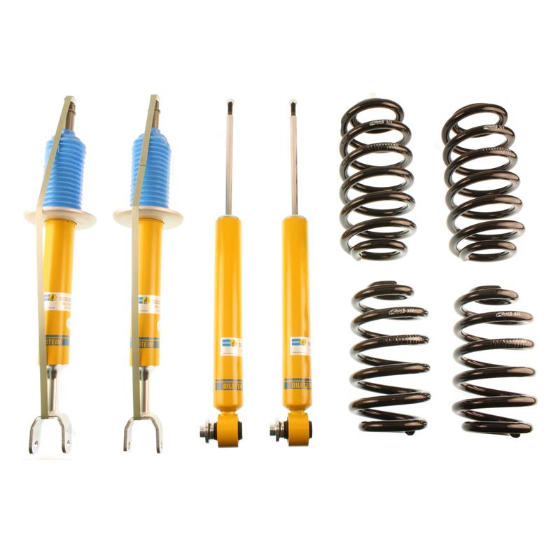 BIL B12 Series Suspension Kits - Bilstein B12 2005 Audi A6 Quattro Base Front and Rear Complete Suspension Kit