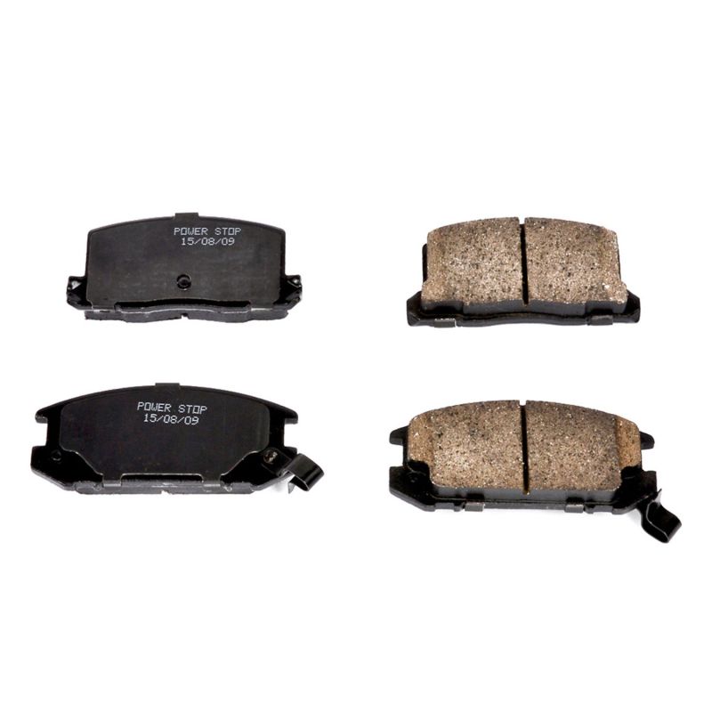 PSB Z16 Evolution Brake Pads - Power Stop 85-89 Toyota MR2 Rear Z16 Evolution Ceramic Brake Pads
