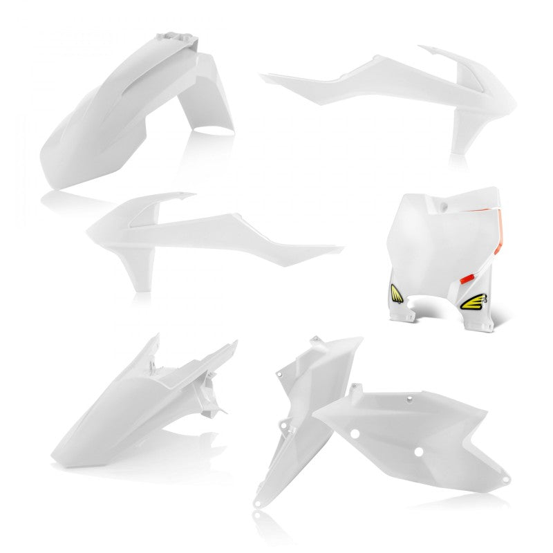 CYC Body Kit - Cycra 16-18 KTM 125-450 SX/XC/SX-F/XC-F 5 PC. Replica Body Kit - White