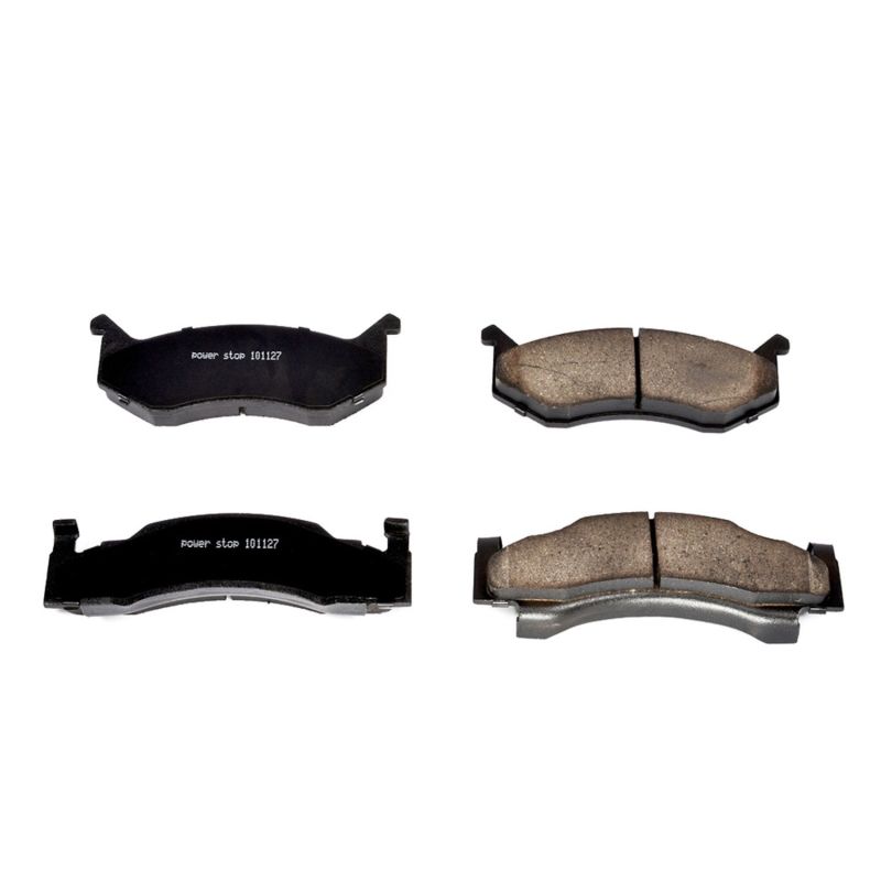 PSB Z16 Evolution Brake Pads - Power Stop 80-82 Chrysler Town & Country Front Z16 Evolution Ceramic Brake Pads