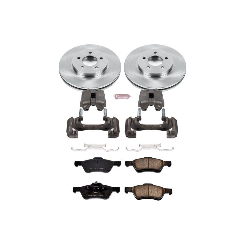 PSB Autospecialty Kit w/Cals - Power Stop 07-10 Ford Escape Front Autospecialty Brake Kit w/Calipers