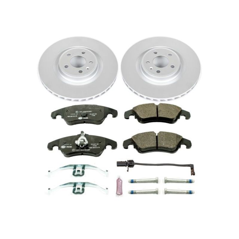 PSB Euro-Stop Kit - Power Stop 10-11 Audi S4 Front Euro-Stop Brake Kit