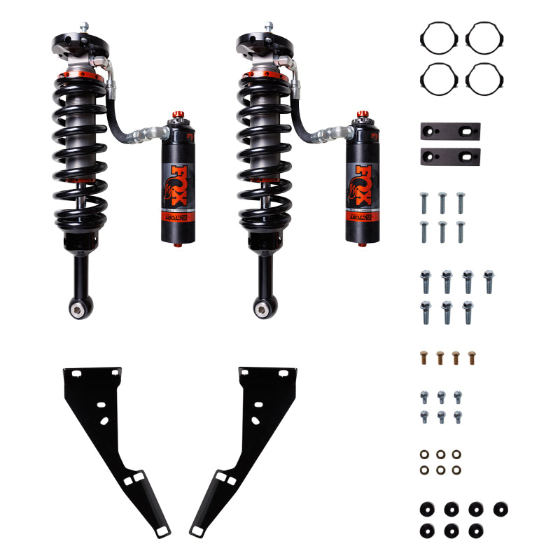 FOX 2.5 Factory Shock - Fox 05-23 Toyota Tacoma 2.5 Factory Race Series Internal Bypass Front Shock Kit 2-3in Lift