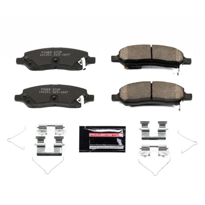 PSB Z23 Evolution Brake Pads - Power Stop 13-16 Dodge Dart Rear Z23 Evolution Sport Brake Pads w/Hardware