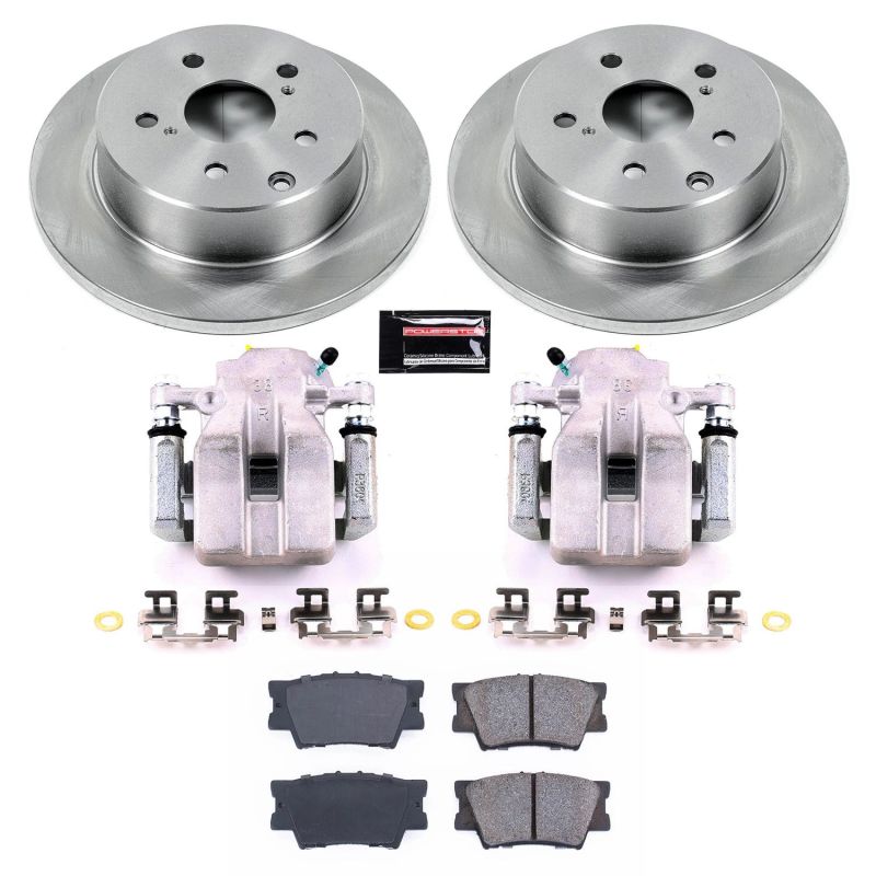 PSB Autospecialty Kit w/Cals - Power Stop 11-18 Toyota RAV4 Rear Autospecialty Brake Kit w/Calipers