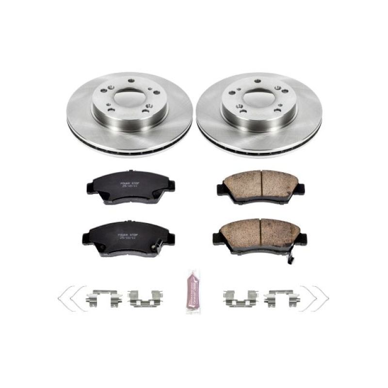 PSB Autospecialty Kit - Power Stop 06-11 Honda Civic Front Autospecialty Brake Kit