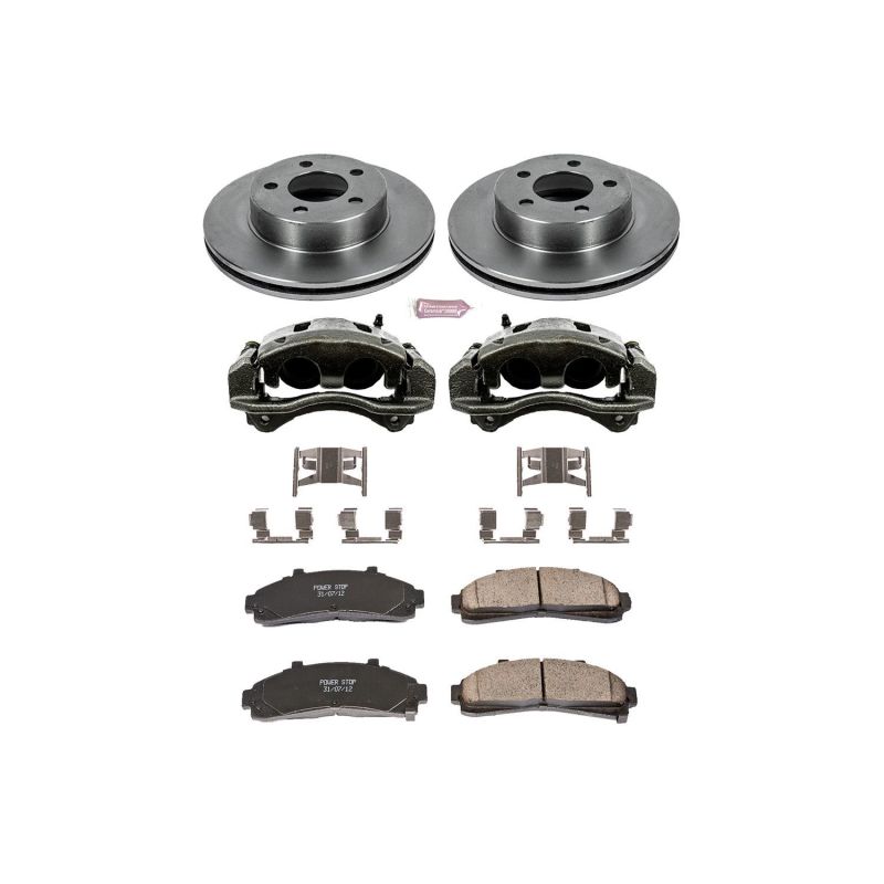 PSB Autospecialty Kit w/Cals - Power Stop 95-01 Ford Explorer Front Autospecialty Brake Kit w/Calipers