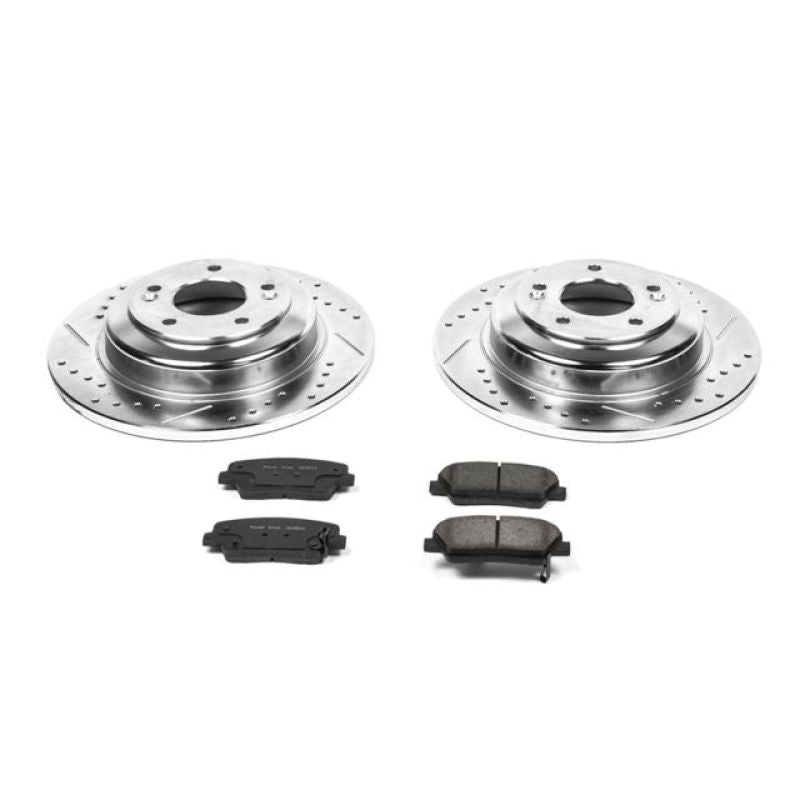 PSB Z23 Evolution Kit - Power Stop 10-16 Hyundai Genesis Coupe Rear Z23 Evolution Sport Brake Kit
