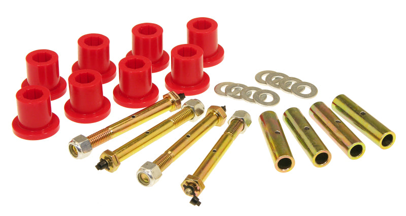 PRO Spring/Shackle Bush- Red - Prothane 87-96 Jeep YJ Front or Rear Frame Shackle Bushings - Red