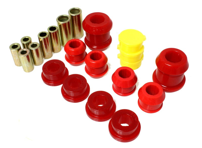 ES Sway Bar Bushings - Red - Energy Suspension 94-01 Acura Integra / 92-95 Honda Civic/CRX / 93-97 Honda Del Sol (including VTEC