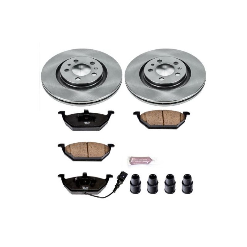 PSB Autospecialty Kit - Power Stop 99-06 Volkswagen Beetle Front Autospecialty Brake Kit