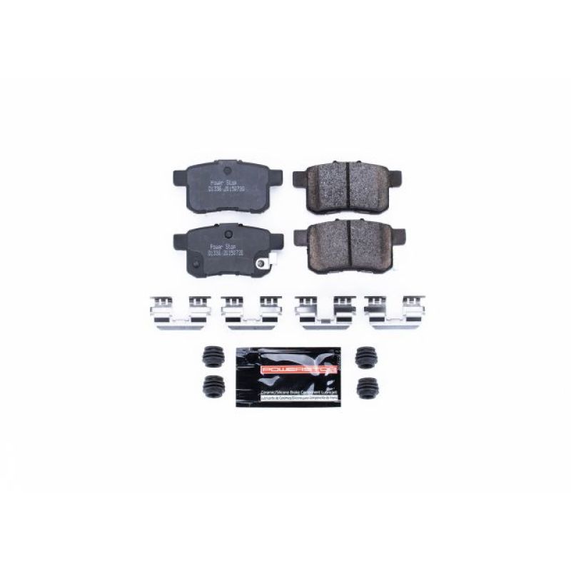 PSB Z23 Evolution Brake Pads - Power Stop 09-10 Acura TSX Rear Z23 Evolution Sport Brake Pads w/Hardware