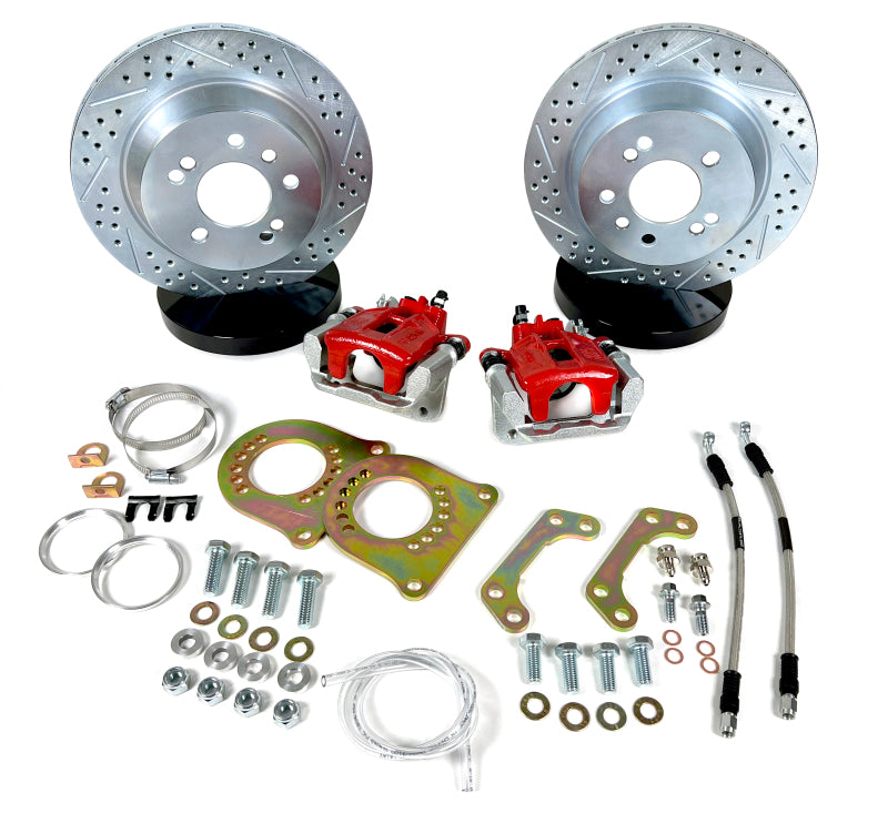 BAE Classic Series Brake Kits - Baer Brakes Ford 8.8in C-Clip Rear Ends 11.65in Classic Series Rear Brake Kit