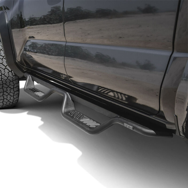 WES Nerf Bars - Outlaw - Westin 2024 Toyota Tacoma Outlaw Drop Nerf Step Bars - Textured Black