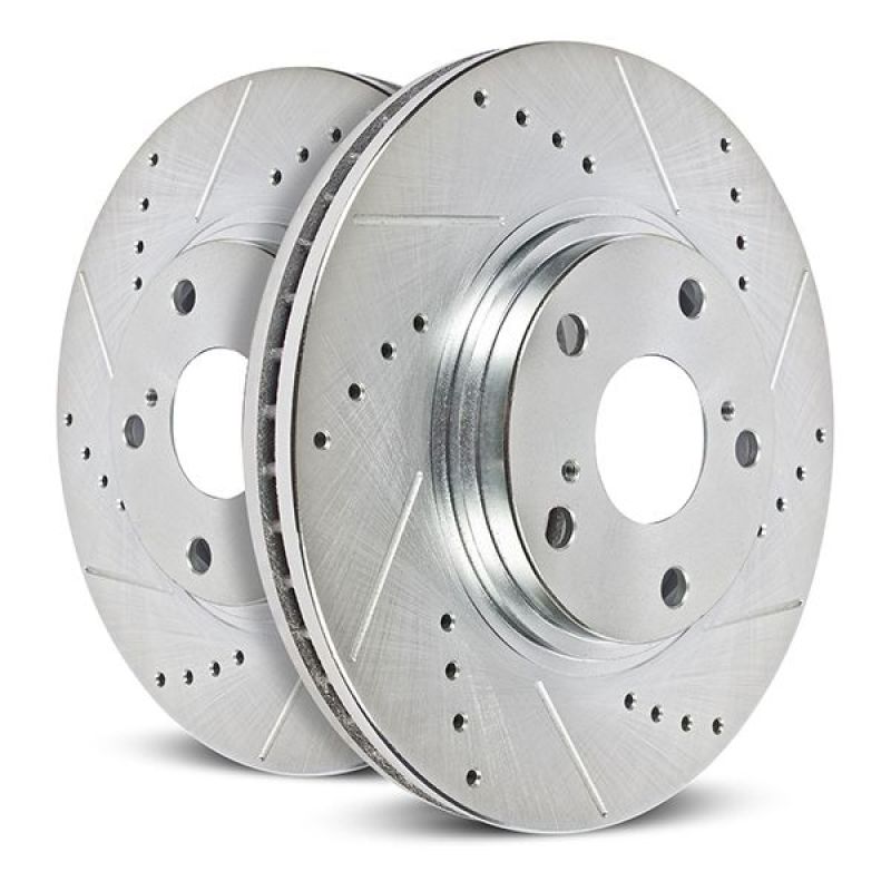 PSB Evolution Drill/Slot Rotor - Power Stop 19-21 Buick Envision Front Evolution Drilled & Slotted Rotors - Pair