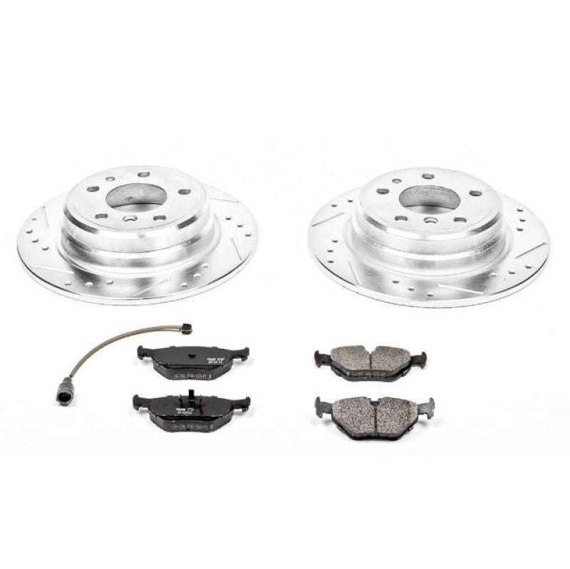 PSB Z23 Evolution Kit - Power Stop 90-95 BMW 525i Rear Z23 Evolution Sport Brake Kit