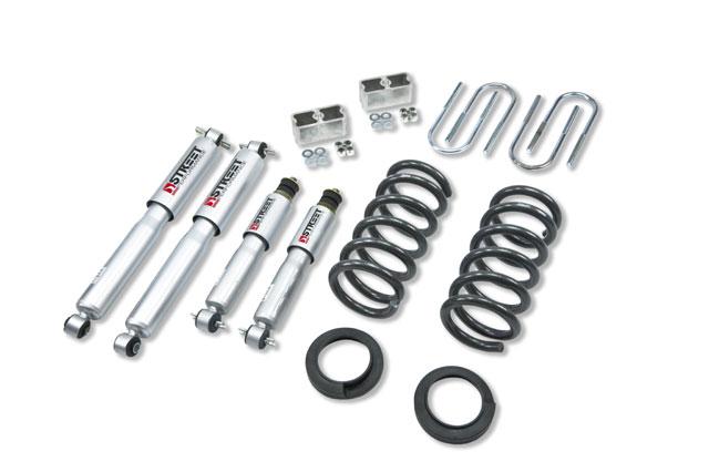 BT Lower Kit w SP Shocks - Belltech LOWERING KIT WITH SP SHOCKS