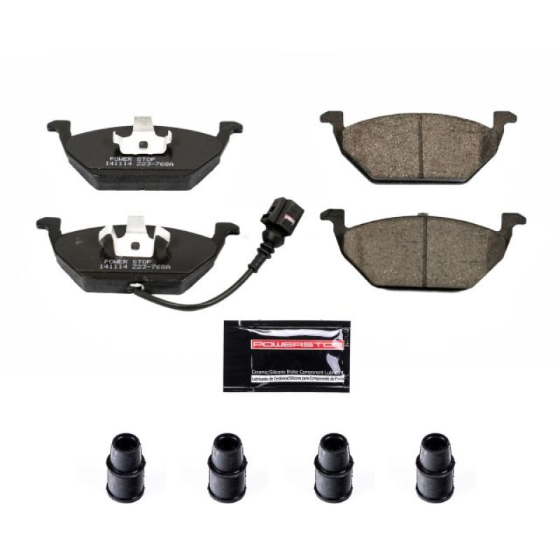 PSB Z23 Evolution Brake Pads - Power Stop 98-06 Volkswagen Beetle Front Z23 Evolution Sport Brake Pads w/Hardware