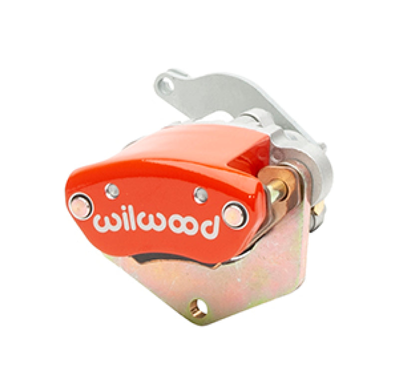 WIL Mechanical Caliper - Wilwood Caliper-MC4 Mechanical-L/H - Red w/ Logo 1.19in Piston .81in Disc