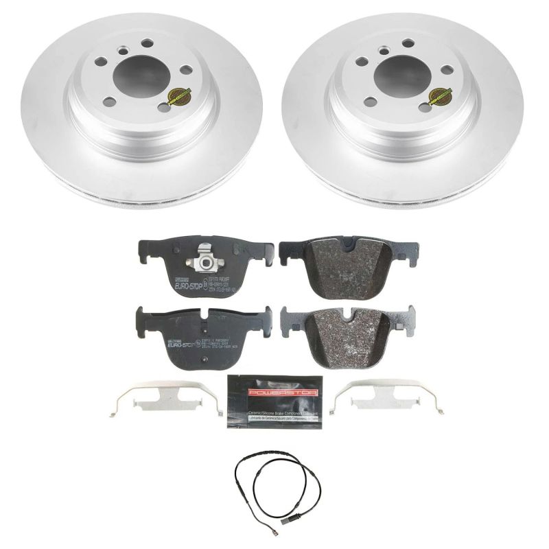 PSB Euro-Stop Kit - Power Stop 15-16 BMW 328i xDrive Rear Euro-Stop Brake Kit