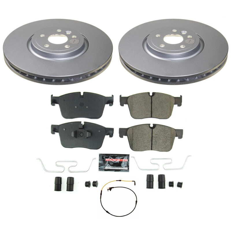 PSB Z23 Evolution Coated Kit - Power Stop 17-20 Jaguar F-Pace Front Z23 Coated Brake Kit