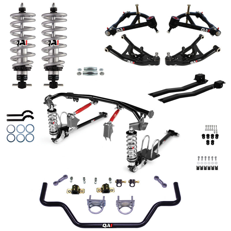 QAP Coil-Overs - Pro Coil - QA1 67-69 GM F-Body Level 2 Full Vehicle Drag Kit w/ Shocks