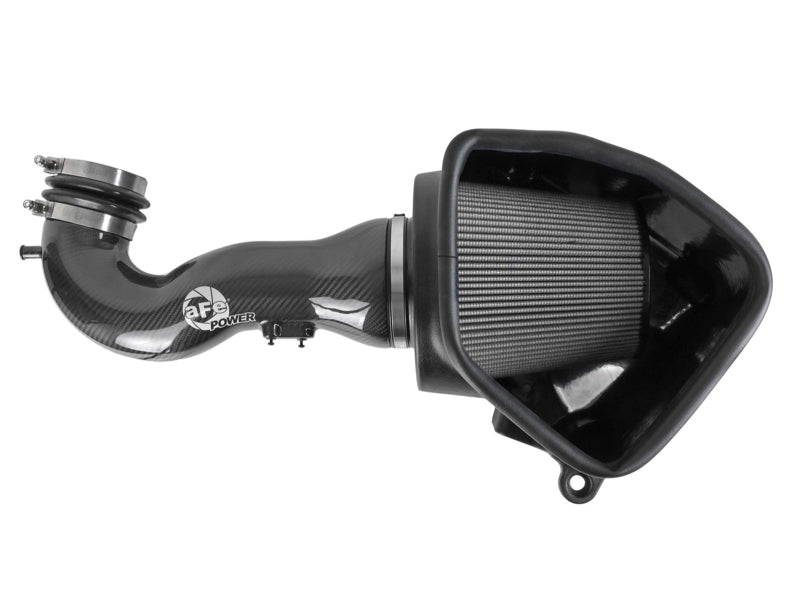 AFE Track Series Intake - aFe 19-21 GM Trucks 5.3L/6.2L Track Series Carbon Fiber Cold Air Intake System W/ Pro Dry S Filters