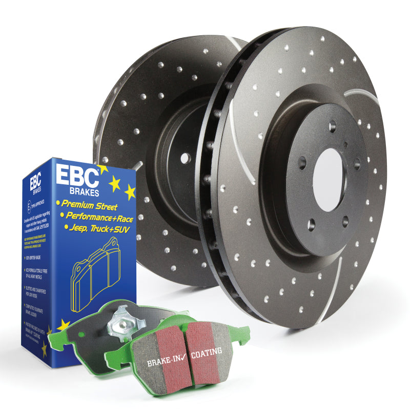 EBC GD Sport Rotor Sets - EBC S3 Kits Greenstuff Pads and GD Rotors