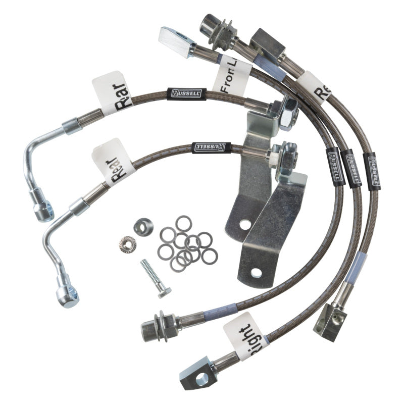 RUS Brake Line Kits - Russell Performance 94-95 Ford Mustang Cobra - Complete 5-Line Kit Brake Line Kit