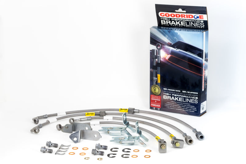 GR G-Stop Brake Line Kits - Goodridge 08-11 Dodge Challenger / 06-11 Charger / 05-08 Magnum SE Brake Lines