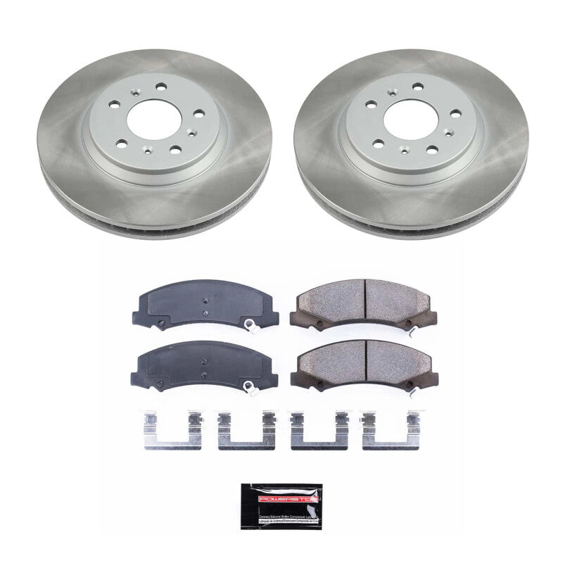 PSB Semi-Coated Rotor Kits - Power Stop 06-07 Chevrolet Monte Carlo Front Semi-Coated Rotor Kit