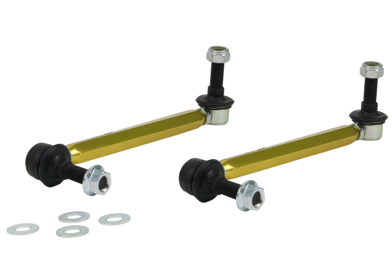 WL Sway Bar Links - Whiteline Universal Sway Bar - Link Assembly Heavy Duty Adjustable Steel Ball