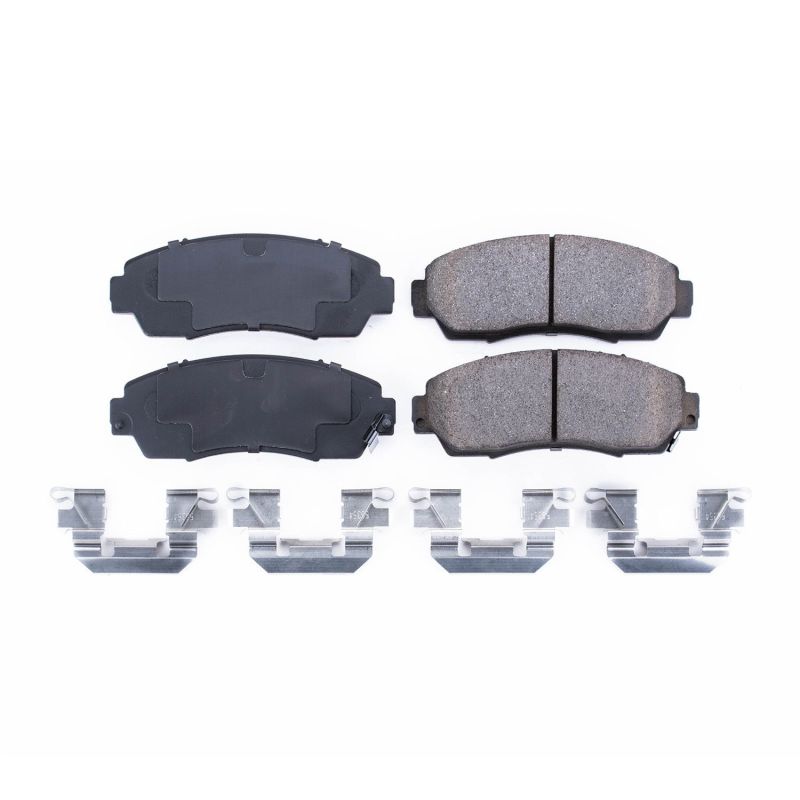 PSB Z17 Evolution Brake Pads - Power Stop 07-12 Acura RDX Front Z17 Evolution Ceramic Brake Pads w/Hardware