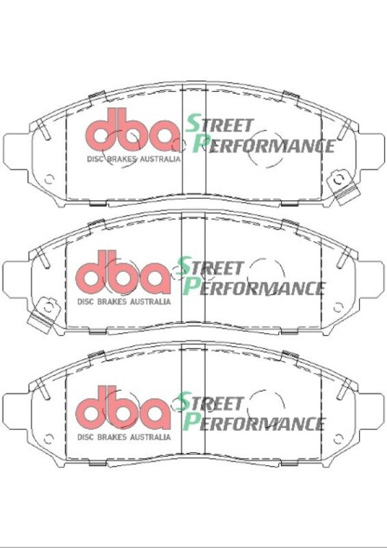 DBA SP Performance Brake Pads - DBA 04-12 Nissan Pathfinder SP Performance Front Brake Pads