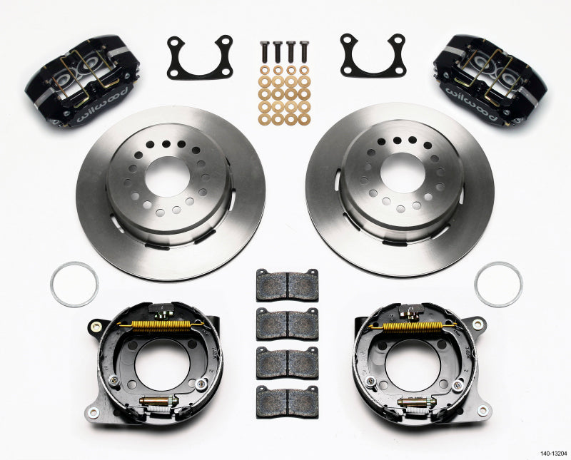 WIL Dynapro Brake Kit - Wilwood Dynapro Dust-Boot P/S Park Brake Kit Big Ford 2.36in Offset