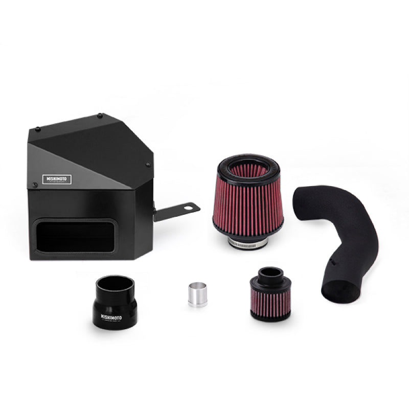 MM Air Intakes - Mishimoto 15-16 VW Golf/GTI 1.8L/2.0L Performance Air Intake Kit - Wrinkle Black