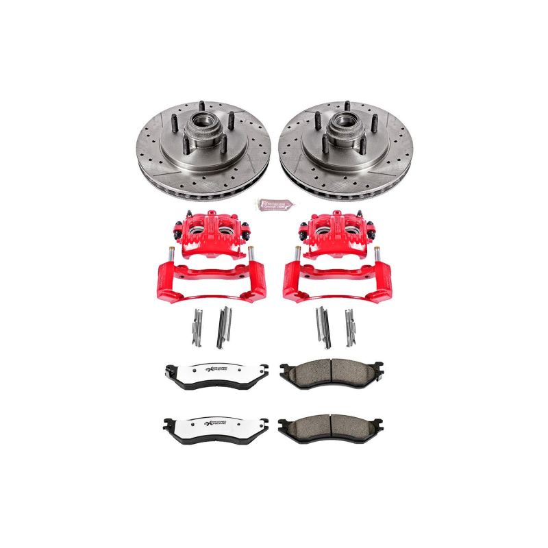 PSB Z36 Truck & Tow Kit - Power Stop 00-02 Lincoln Navigator Front Z36 Truck & Tow Kit w/Cals