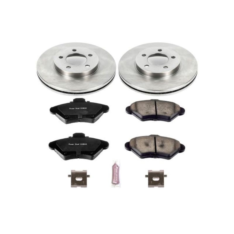 PSB Autospecialty Kit - Power Stop 93-97 Ford Thunderbird Front Autospecialty Brake Kit