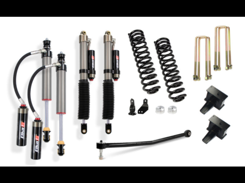 COG Lift Kit - Elite - Cognito 23-24 Ford F-250/350 SD 4WD 3in Elite Lift Kit w/ Elka 2.5 Remote Reservoir Shocks