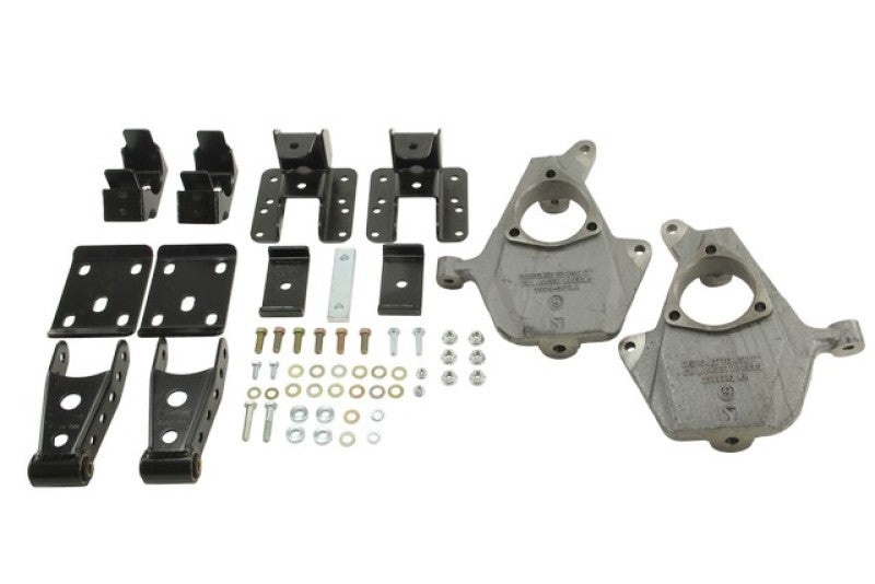 BT Lowering Kit w/o Shocks - Belltech LOWERING KIT 2014 Chevy/GMC Silverado/Sierra All Cabs 2WD 2in Front/4in Rear w/o Shocks