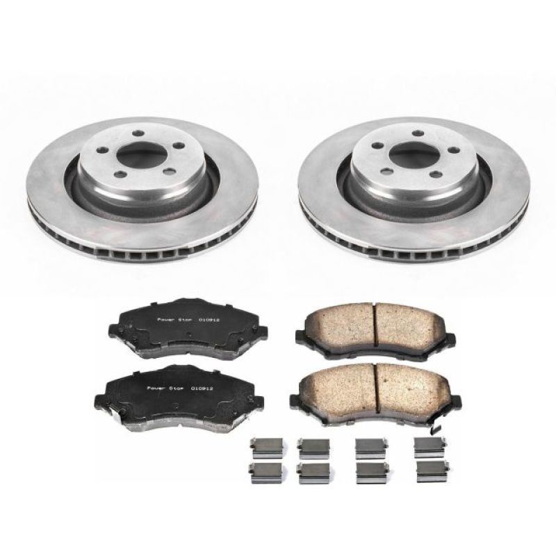 PSB Autospecialty Kit - Power Stop 09-11 Dodge Nitro Front Autospecialty Brake Kit