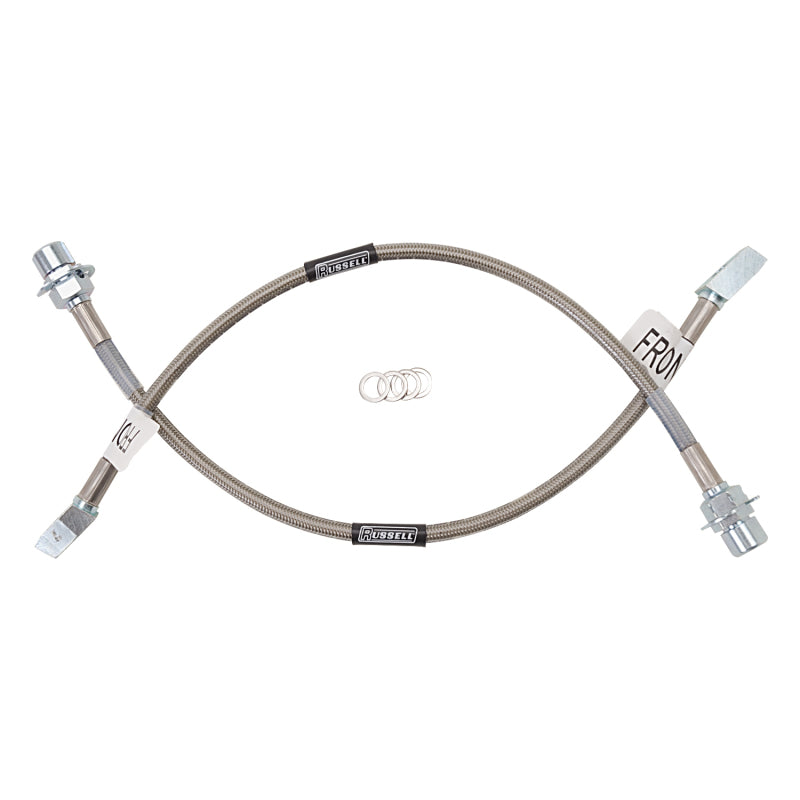 RUS Brake Line Kits - Russell Performance 96-01 Ford Mustang Cobra (Fronts Only) Brake Line Kit