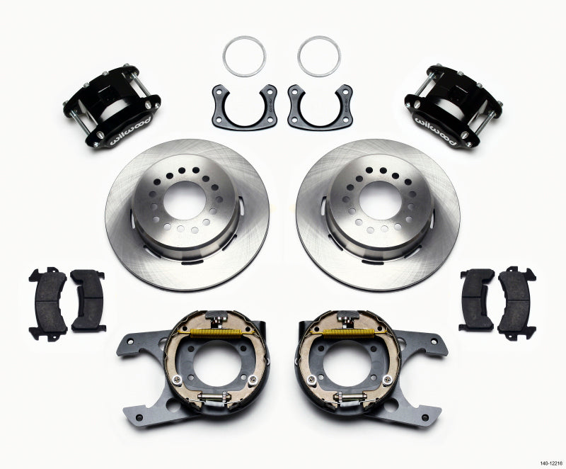 WIL D154 Brake Kit - Wilwood D154 P/S Park Brake Kit Big Ford New Style 2.36in Offset