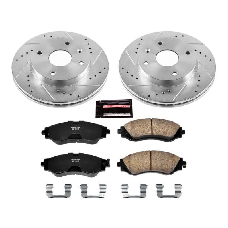 PSB Z23 Evolution Kit - Power Stop 04-08 Suzuki Forenza Front Z23 Evolution Sport Brake Kit