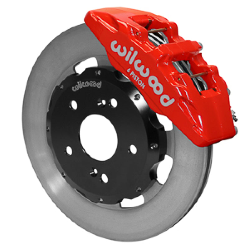 WIL Dynapro Brake Kit - Wilwood 02-06 Acura RSX Dynapro Forged Dynapro 6 Big Brake Front Brake Kit - Red