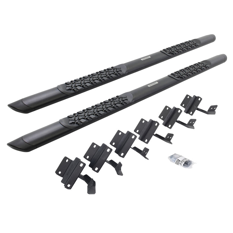 GOR Vertex V3 Side Steps - Go Rhino 15-21 Ford F-150 Vertex V3 - Sidestep + Brkts