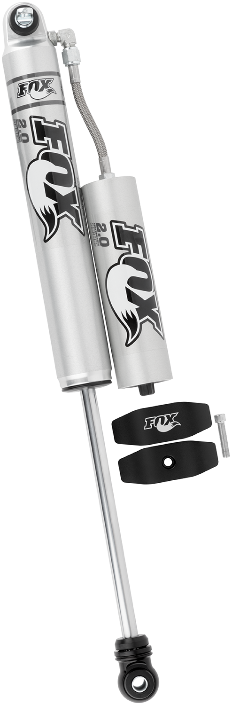 FOX 2.0 Perf Shock - Fox 07+ Jeep JK 2.0 Performance Series 10.1in. Smooth Body Remote Res. Rear Shock / 2.5-4in. Lift