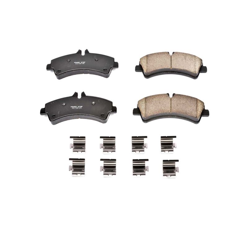 PSB Z17 Evolution Brake Pads - Power Stop 07-09 Dodge Sprinter 3500 Rear Z17 Evolution Ceramic Brake Pads w/Hardware