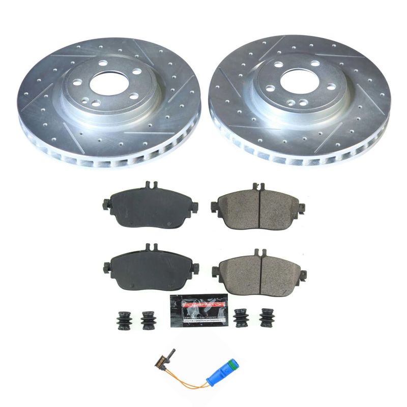 PSB Z23 Evolution Kit - Power Stop 17-19 Infiniti QX30 Front Z23 Evolution Sport Brake Kit